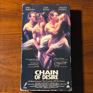 Chain of Desire VHS Rare OOP No DVD Linda Fiorentino